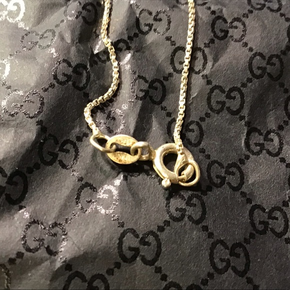 Sterling heart locket & box chain, opens for pics - Picture 5 of 8